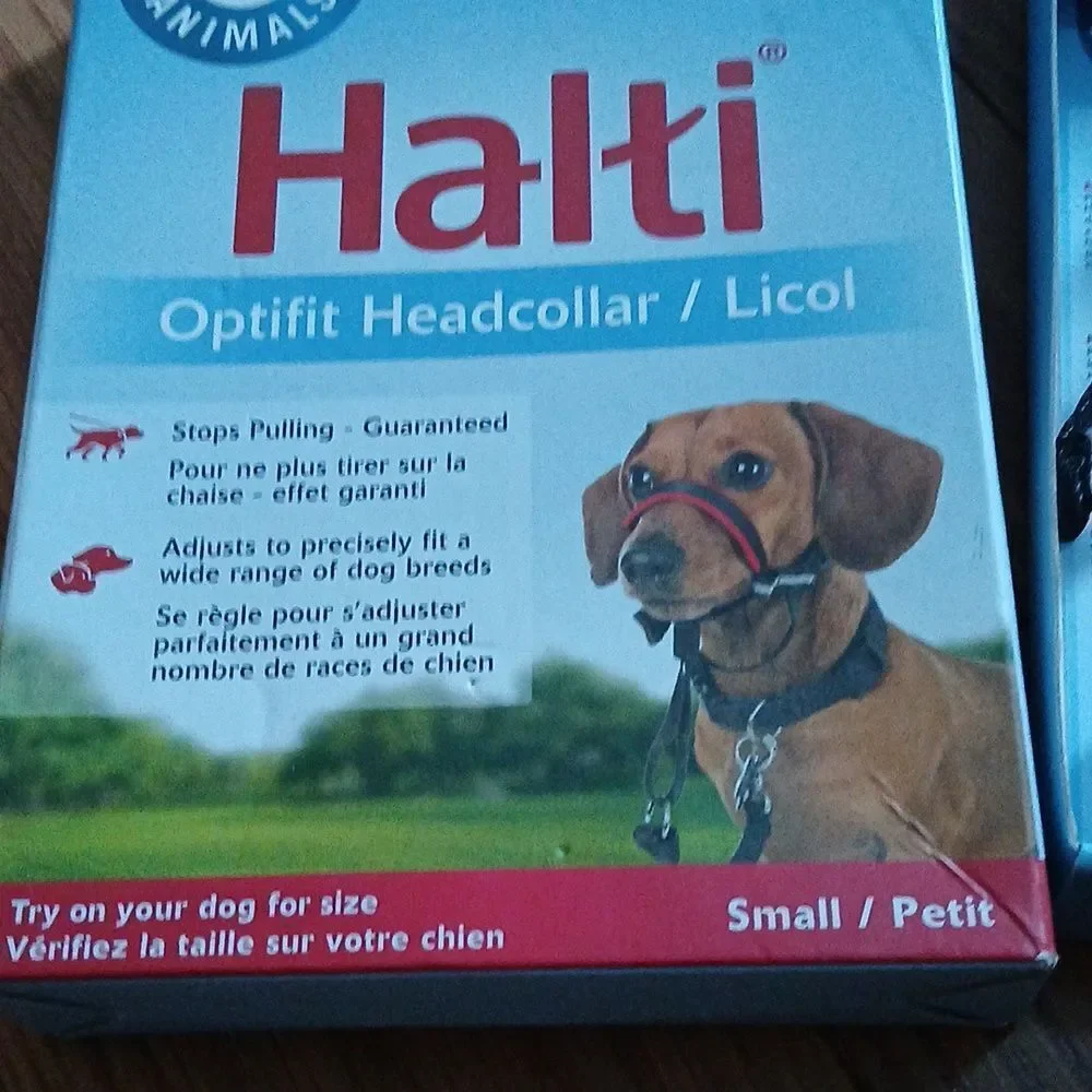 HALTI Optifit Headcollar To Stop Your Dog Pulling on the Leash. Adjustable NEW